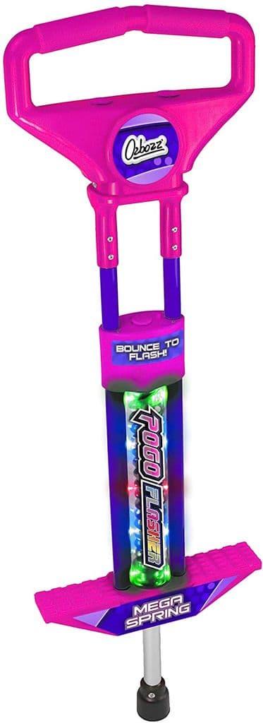 Ozbozz Kids Go Light Up Pink Pogo Stick