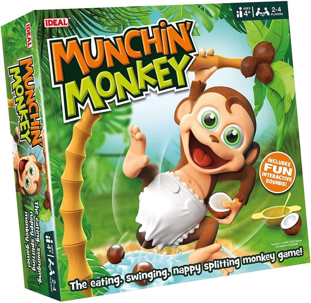 Charlie The Munchin Monkey Action Game Kids by Ideal