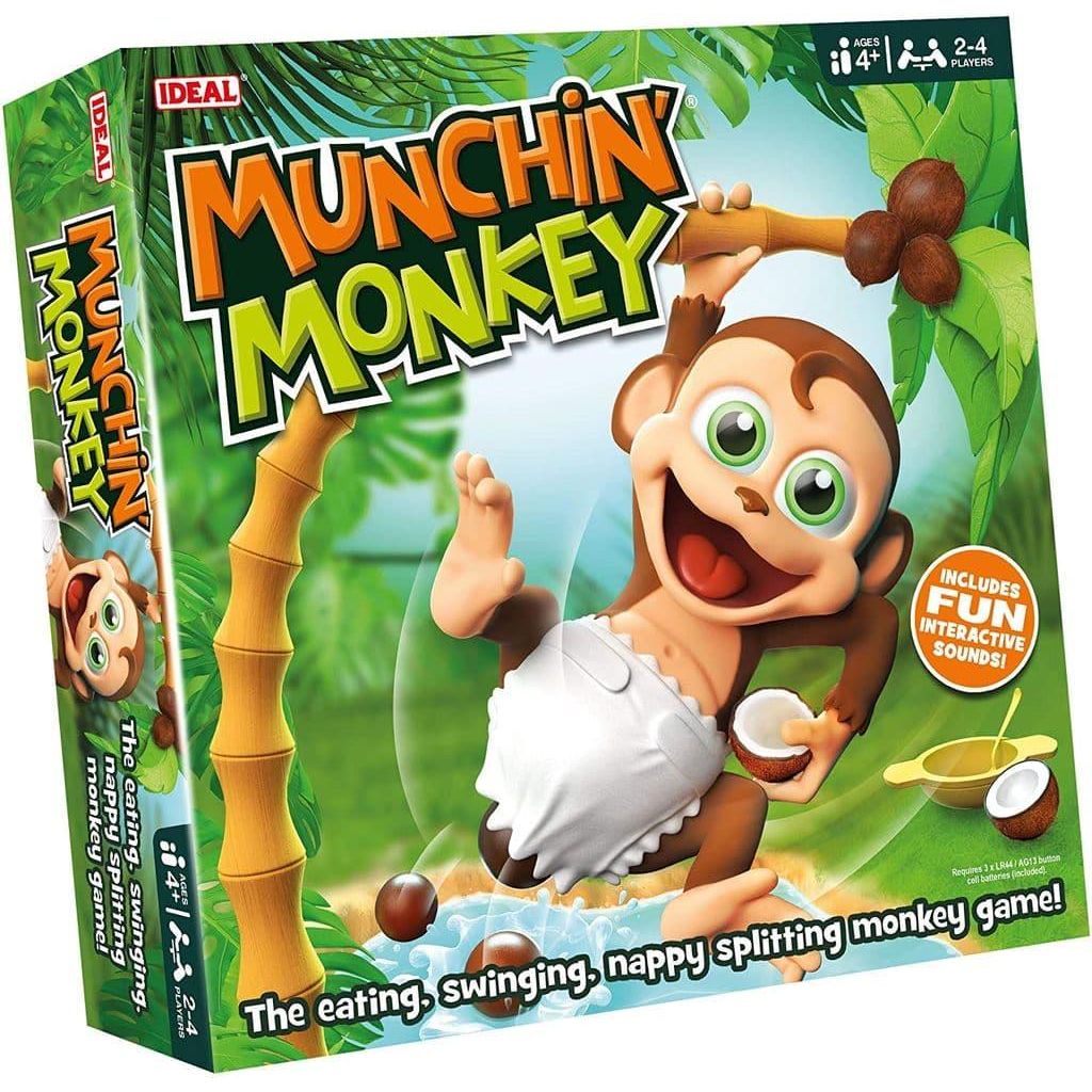 Charlie The Munchin Monkey Action Game Kids by Ideal
