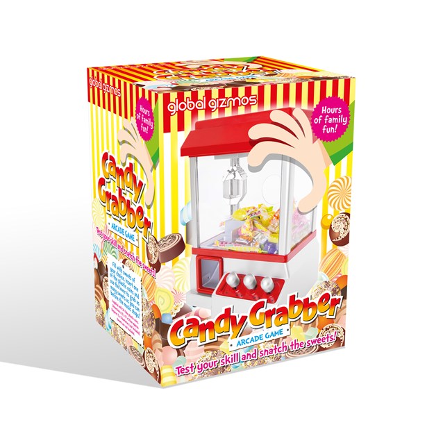 Retro Arcade Candy Grabber Claw Machine Toy