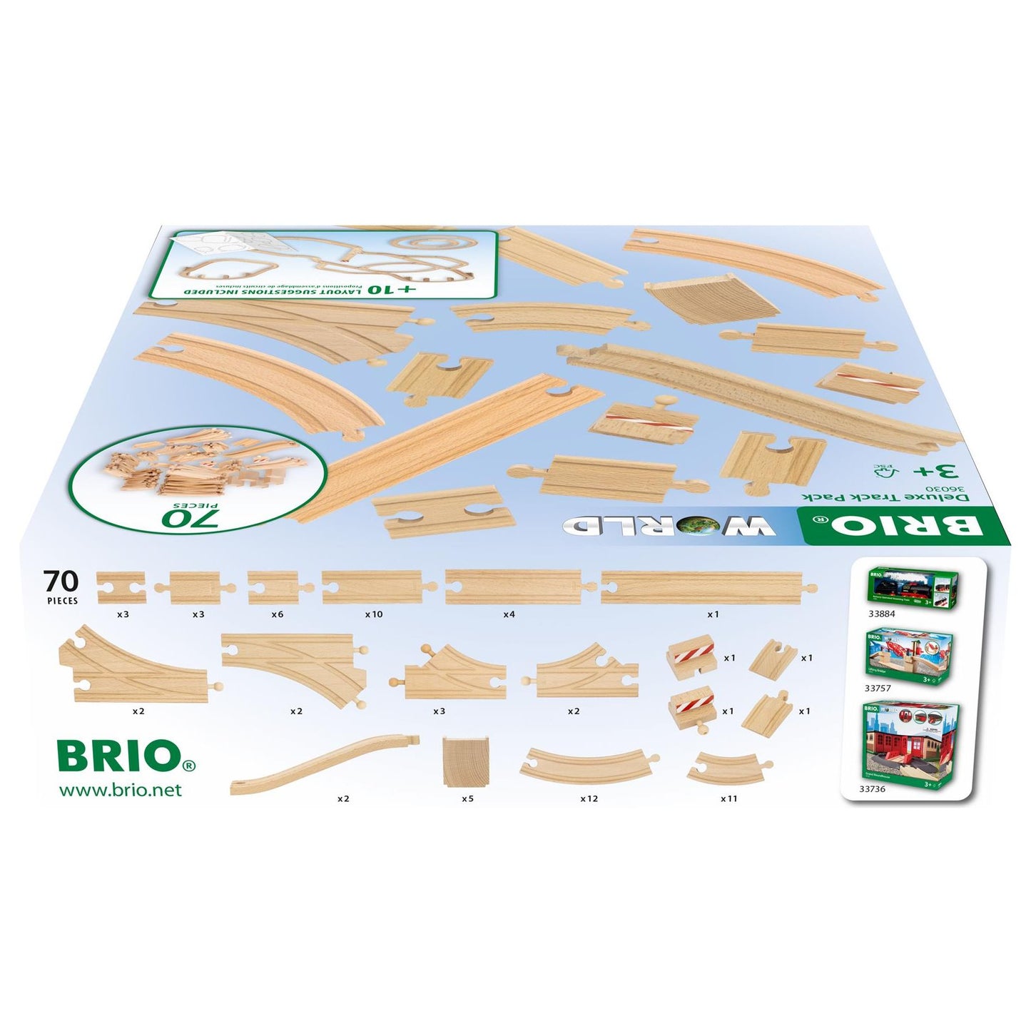 Brio Deluxe Train Track Pack