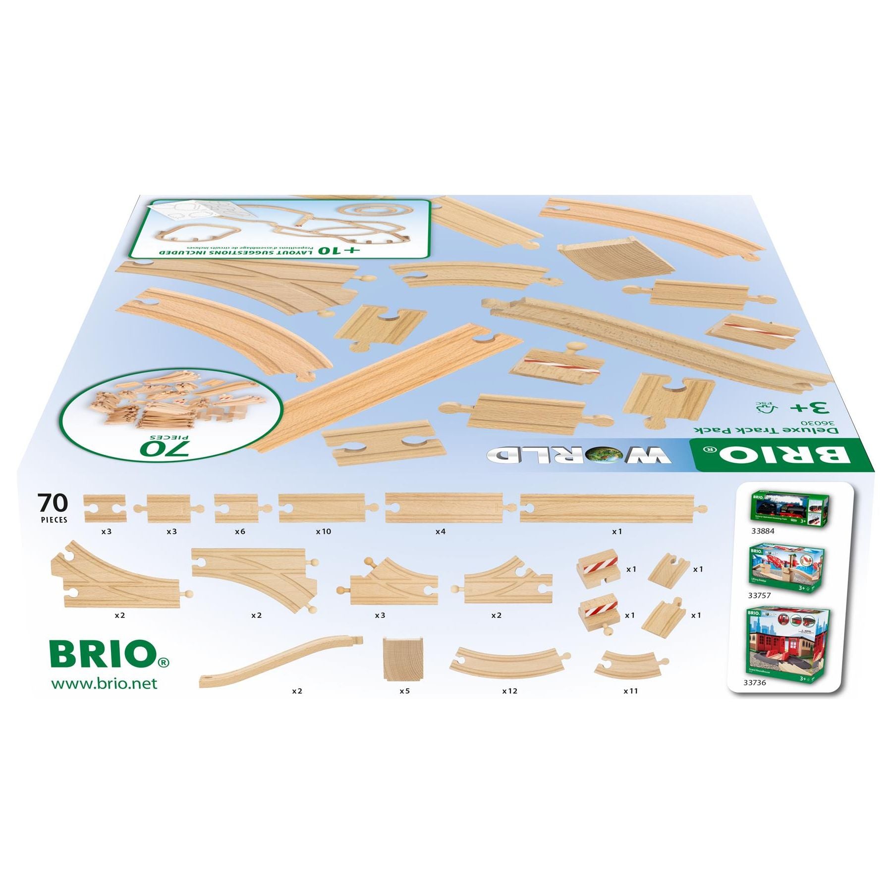 Brio Deluxe Train Track Pack