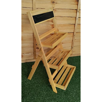 Heavy Duty Brown 3 Tier Garden Step Planter