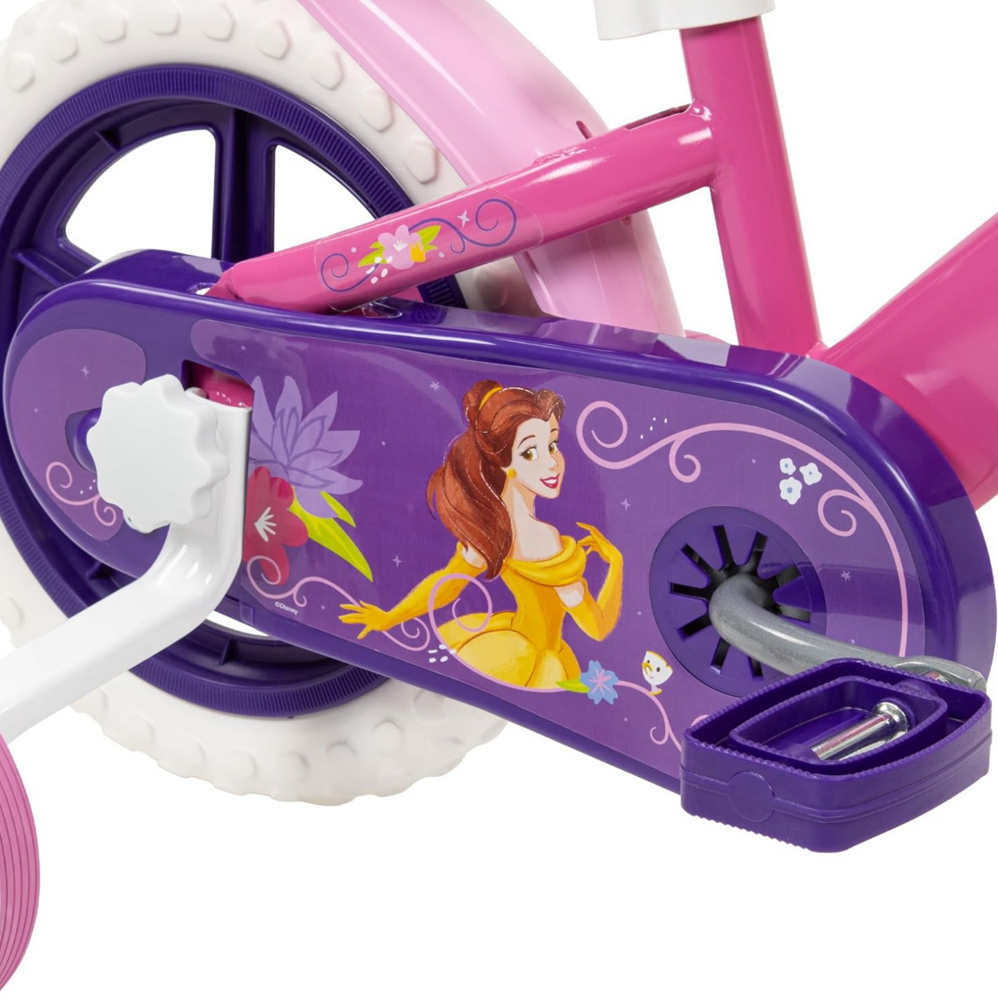 Toimsa Disney Princess 12" Bicycle, with Stabilisers and Basket
