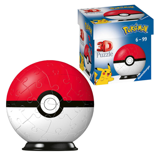 Pokemon Pokeball 3D Puzzle, 54pc