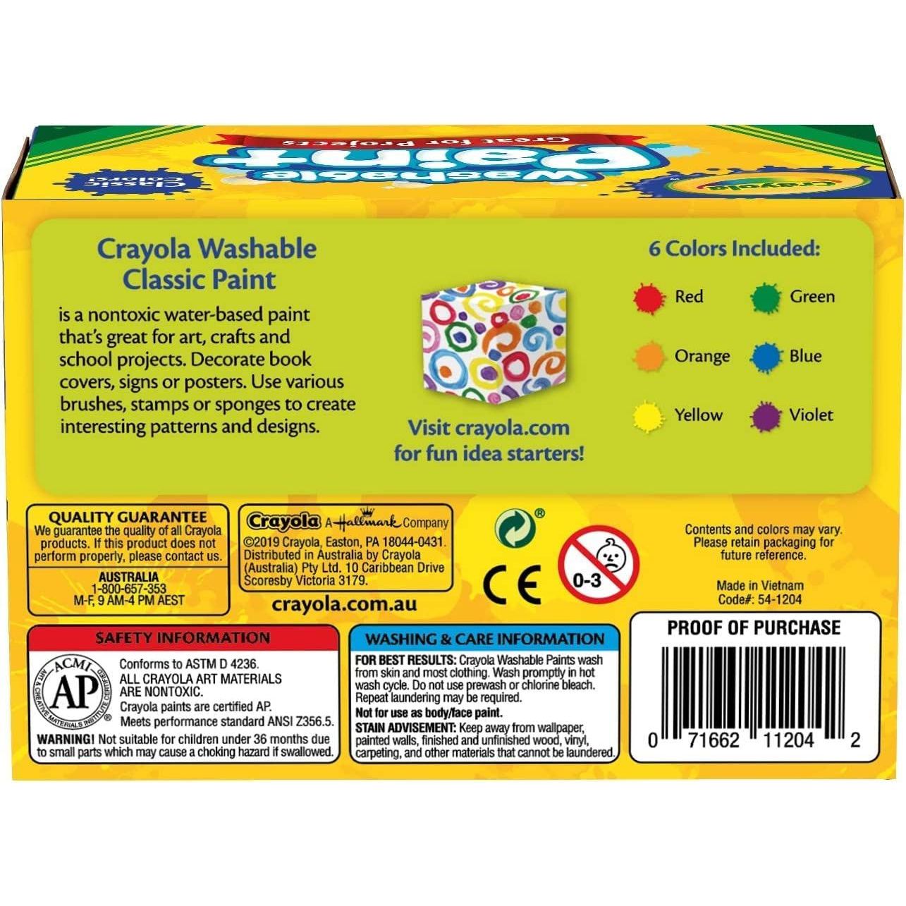 Crayola Washable Kids' Paints
