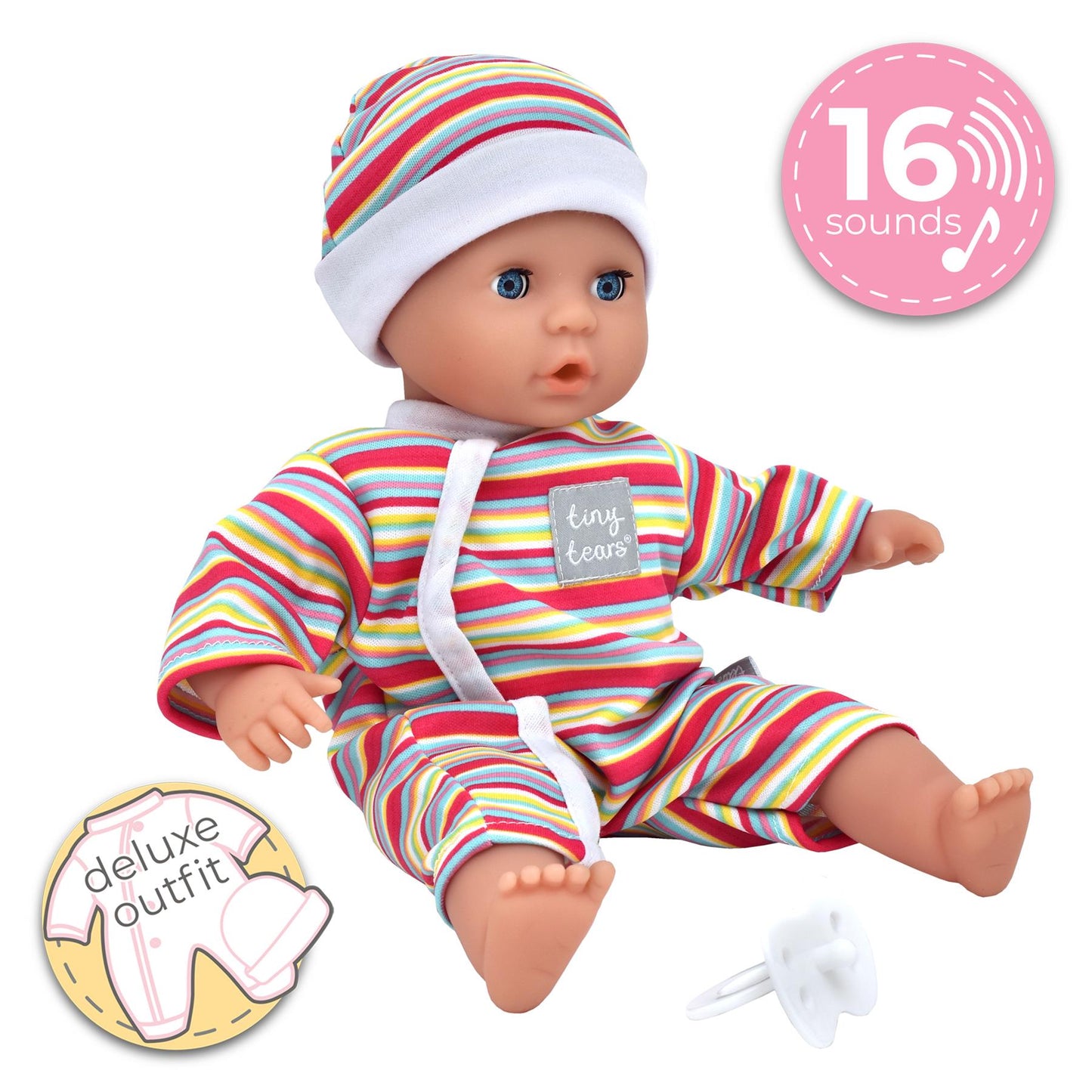 Tiny Tears 12'' Teeny Tiny Tears Baby with 16 Sounds