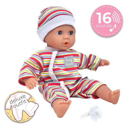 Tiny Tears 12'' Teeny Tiny Tears Baby with 16 Sounds