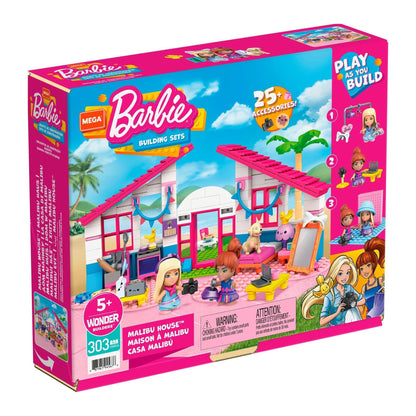 Mega Blocks Barbie Mega Construx Malibu House