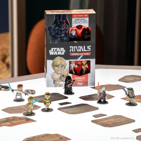 FUNKO GAMES: Star Wars Rivals Series 1 - Premier Set Includes 4 Exclusive Characters and 12 Unique Locations