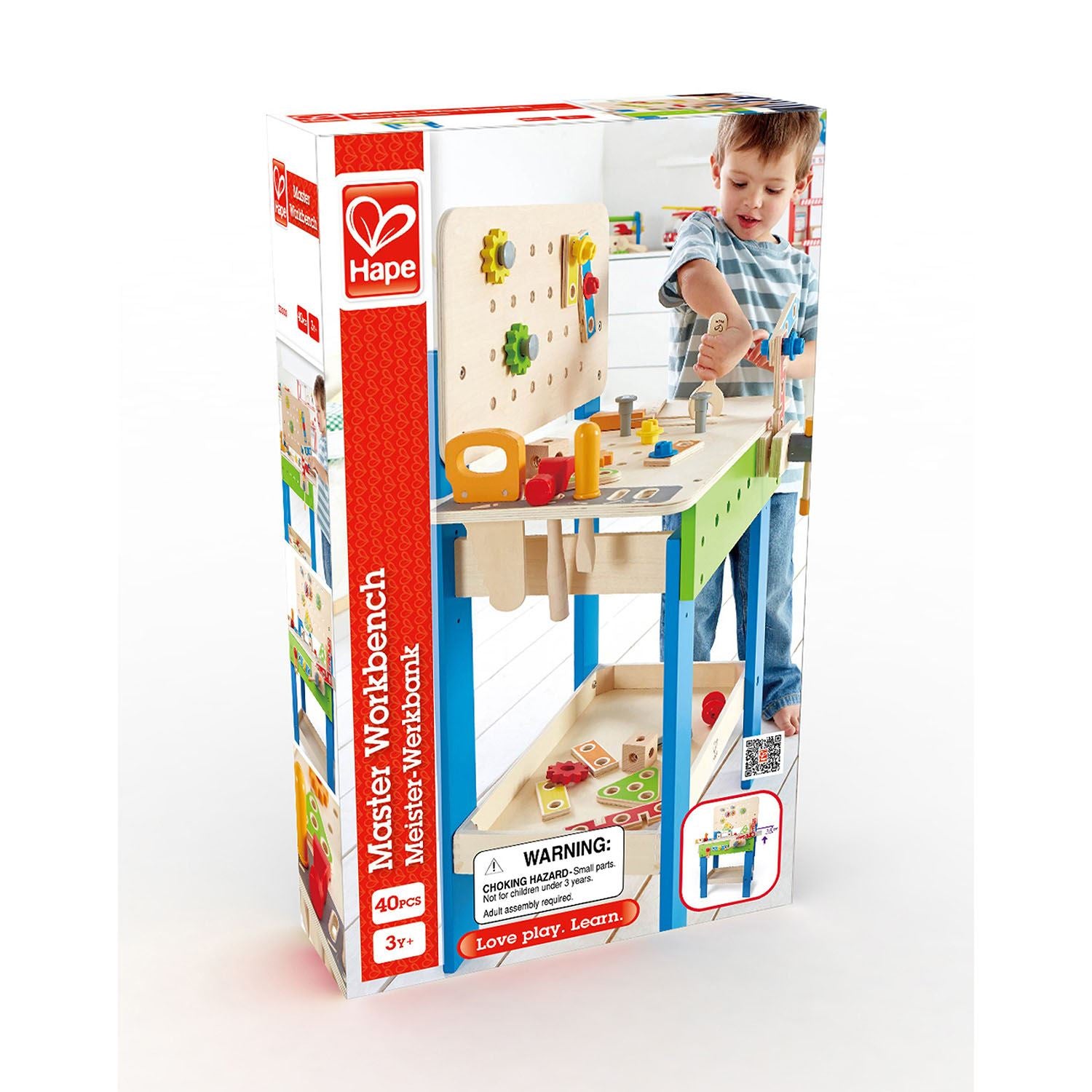 Hape Master Workbench Wooden Playset