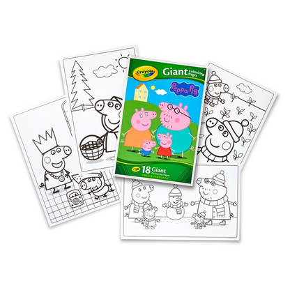 Peppa Pig Giant Colouring Pages