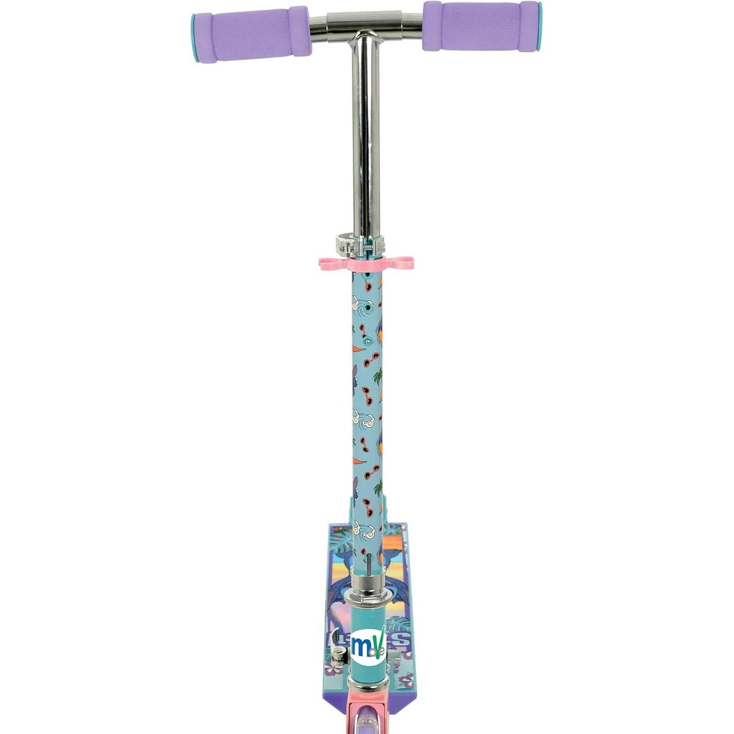 Disney Stitch Folding Inline Scooter with Light up Wheels B GRADE