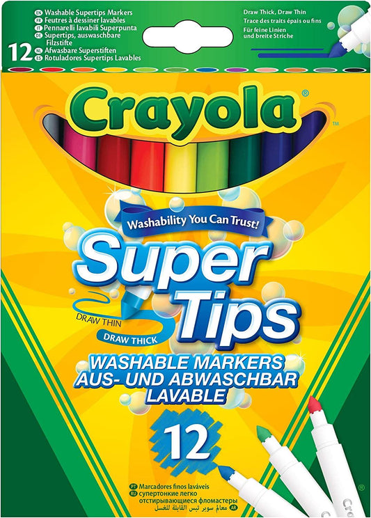 Crayola Bright Supertips 12 Pack