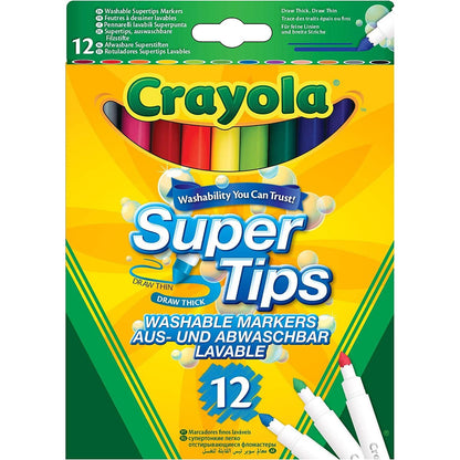 Crayola Bright Supertips 12 Pack