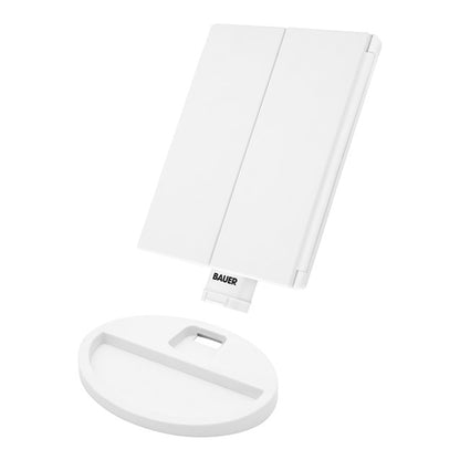 Foldable Compact LED Mirror - White