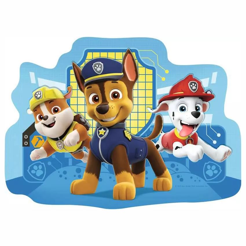 Paw Patrol Family Time 4x Large Shaped Puzzles