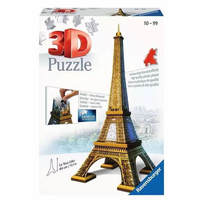 Eiffel Tower Building 3D Puzzle, 216pc