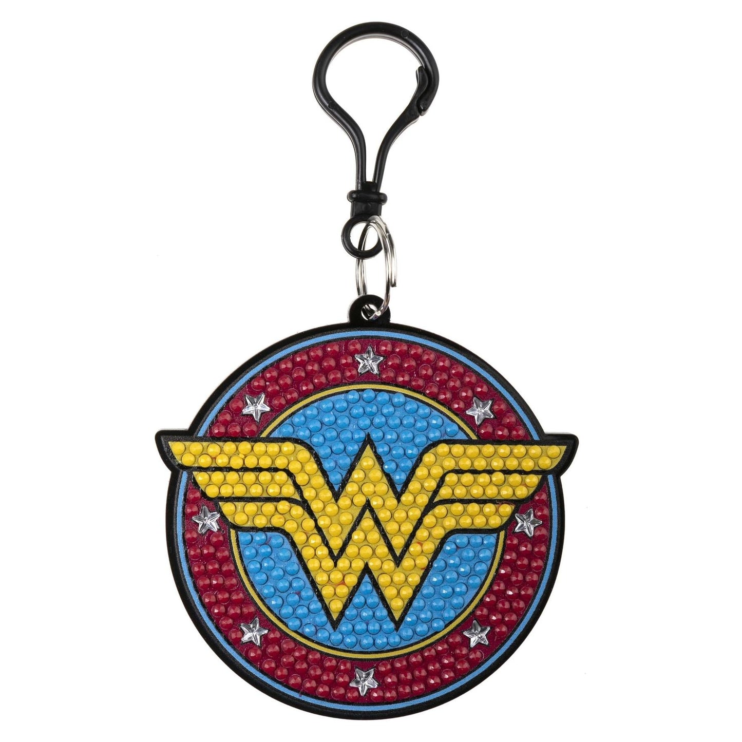 DC Wonder Woman Crystal Art Backpack Charm Kit