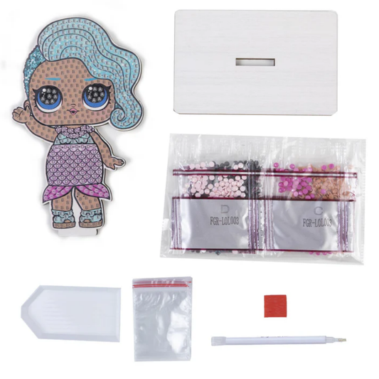 LOL! Surprise Splash Queen Crystal Art Buddies