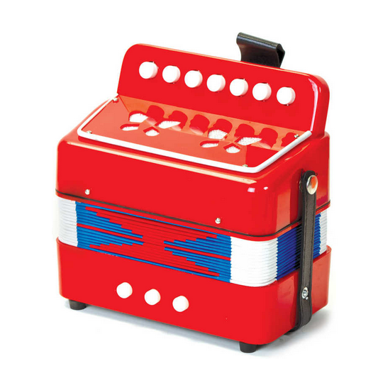 Red Toy Accordion