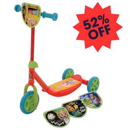 CoComelon Switch It Multi Character Tri Scooter