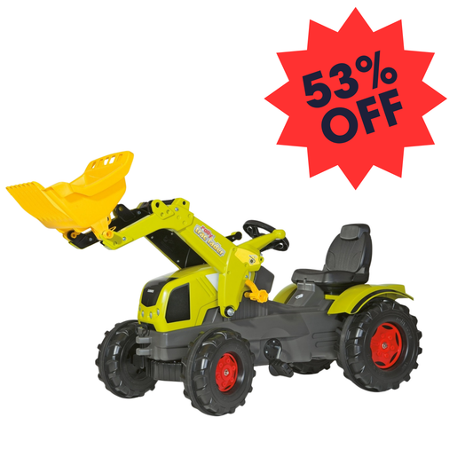 Class Axos 340 Tractor and Front loader - Green