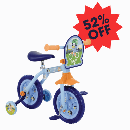 Bluey My First 2-in-1 Balance Bike 10" with Pedals