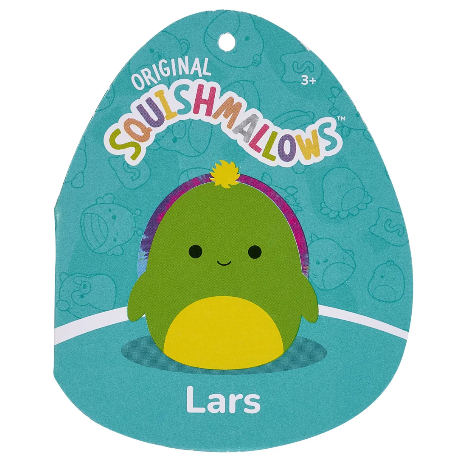 12IN LARS NEON GREEN TYEDYE TURTLE SQUISHMALLOW