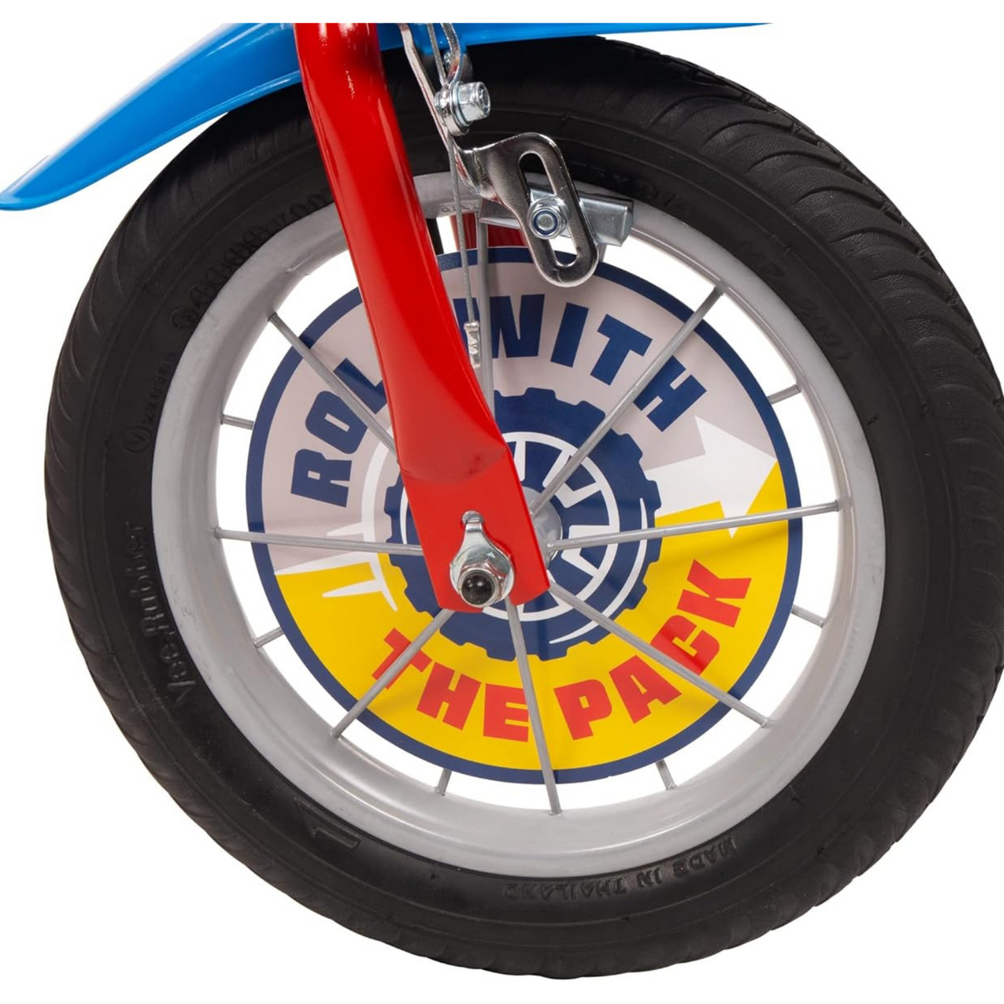 Toimsa Paw Patrol 12" Childrens Bicycle Red Fixed Rear Wheel