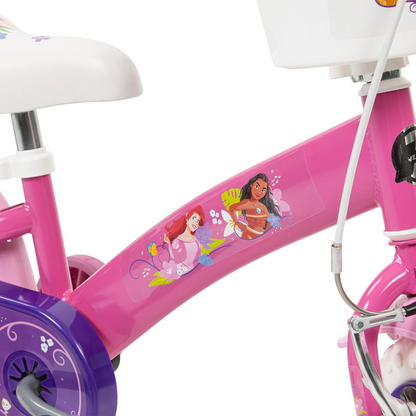 Toimsa Disney Princess 12" Bicycle, with Stabilisers and Basket