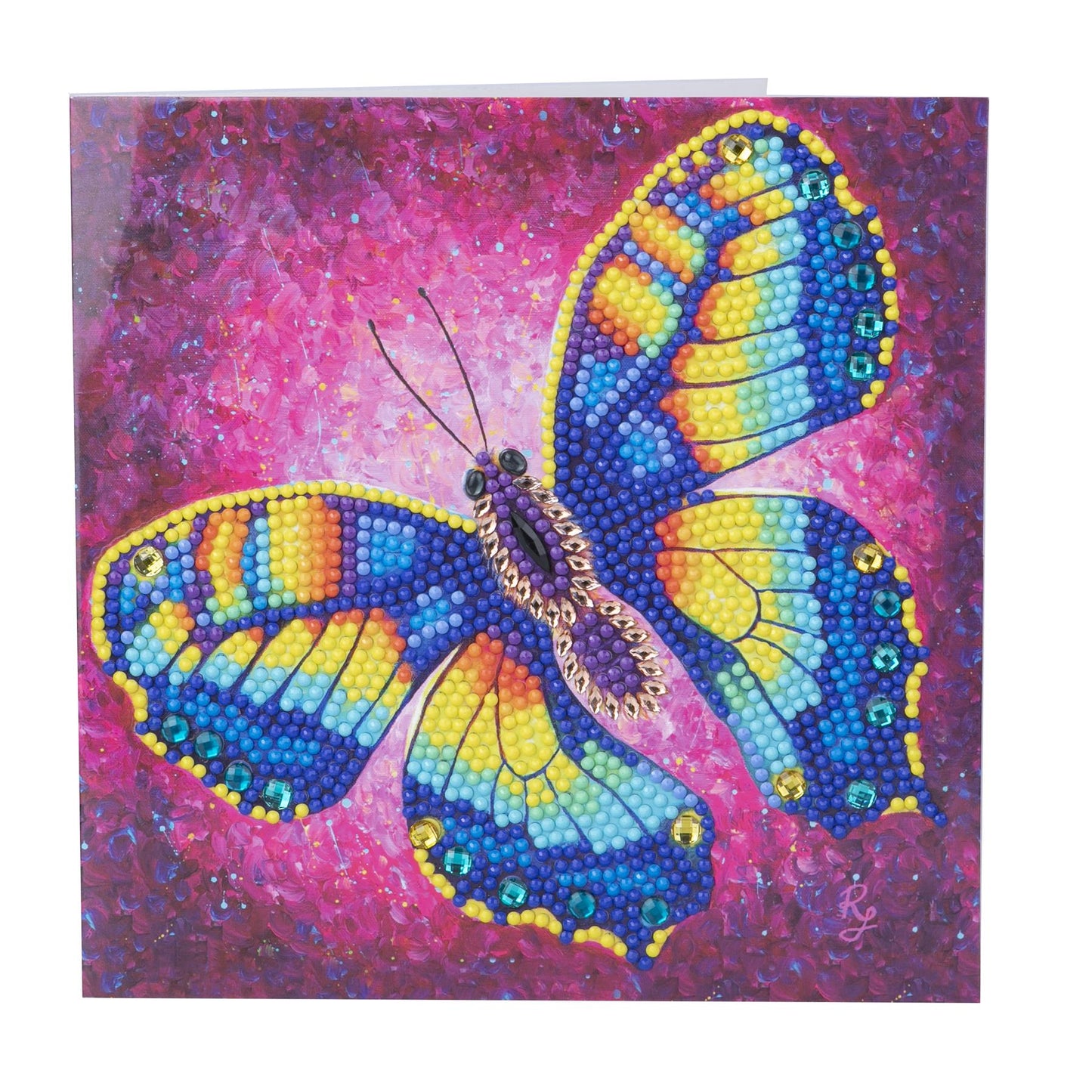 Change 18x18cm Crystal Art Card
