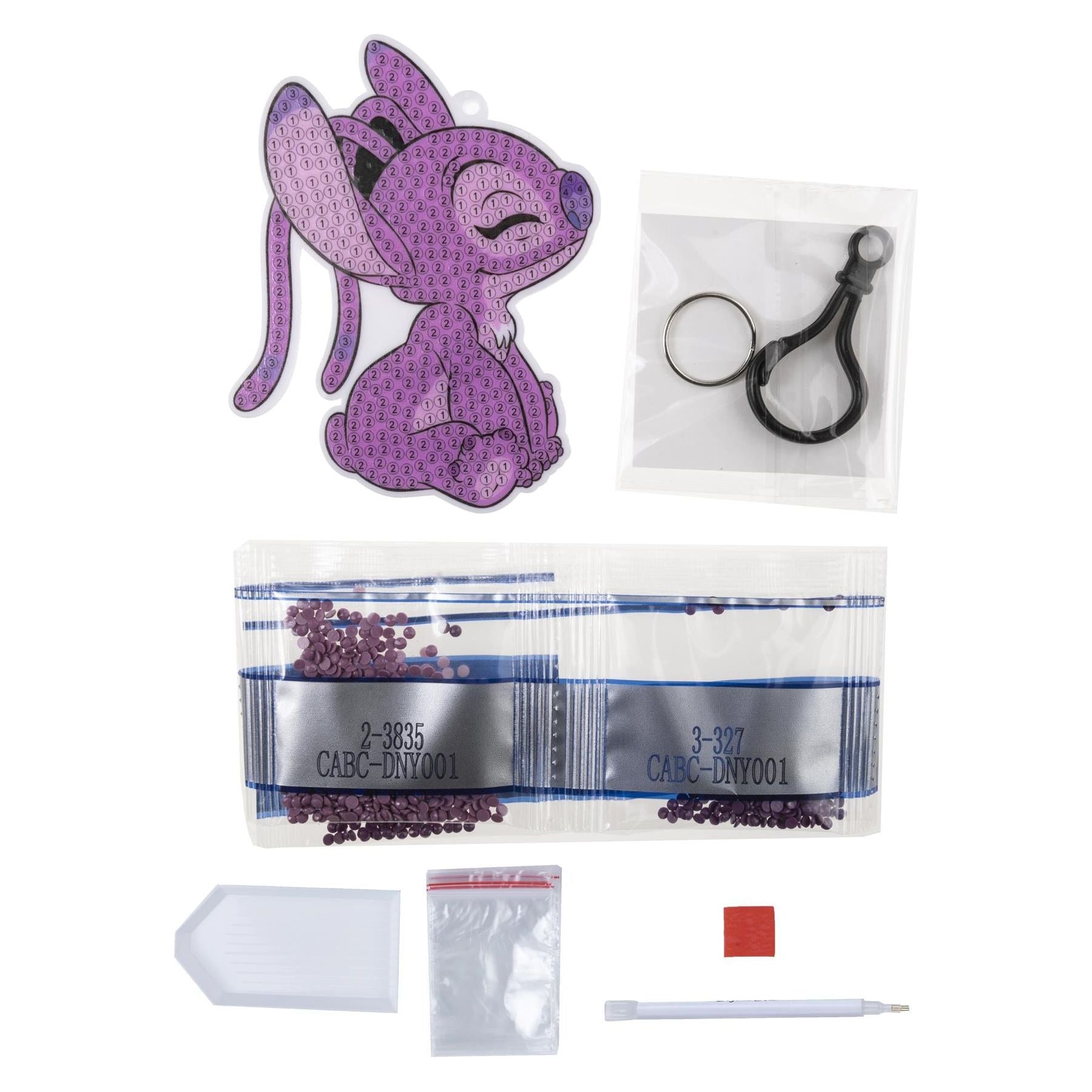 Disney Angel Crystal Art Backpack Charm Kit