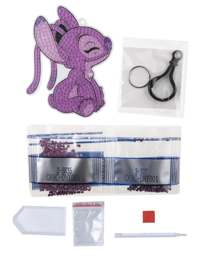 Disney Angel Crystal Art Backpack Charm Kit