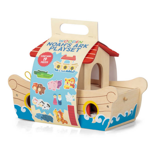 Wooden Noah's Ark Playset