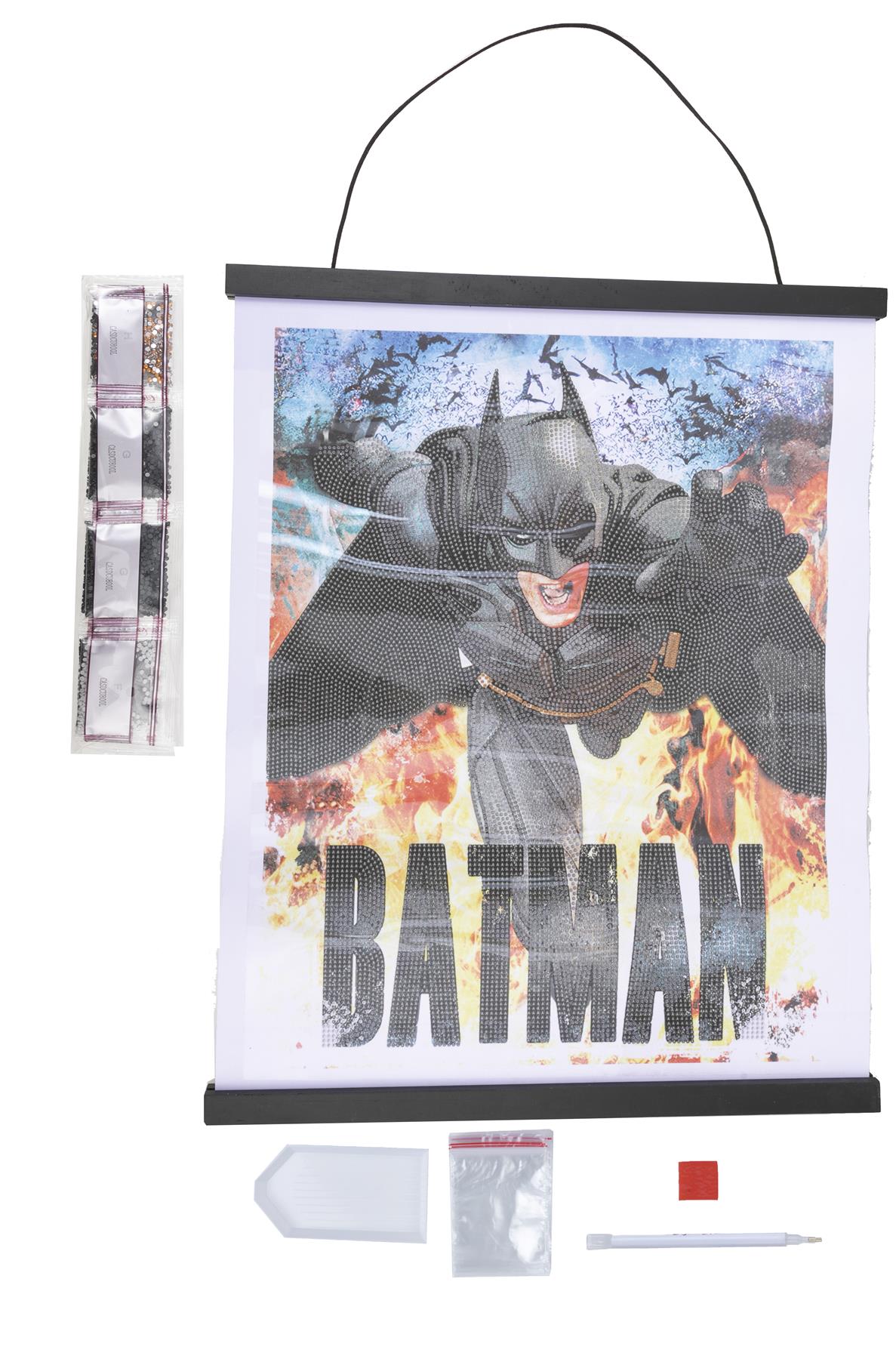 DC Batman 35x45cm Crystal Art Scroll