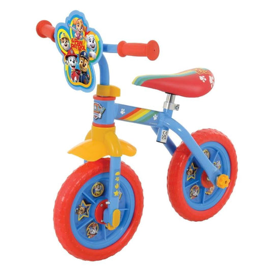 Paw Patrol 2-in-1 10" Balance Bike and Training Bike