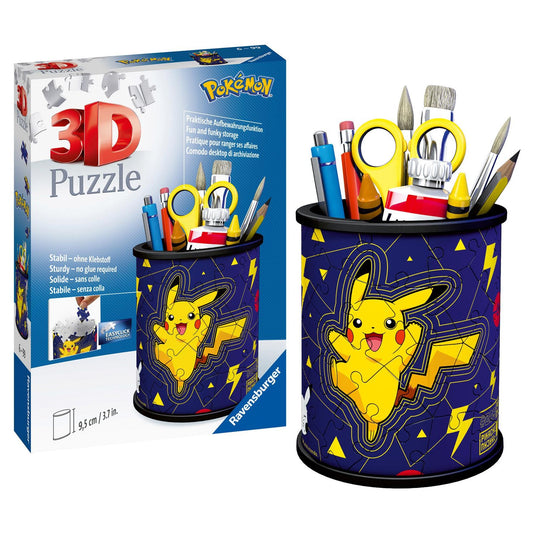 Pokemon Pencil Holder 3D Puzzle, 54pc