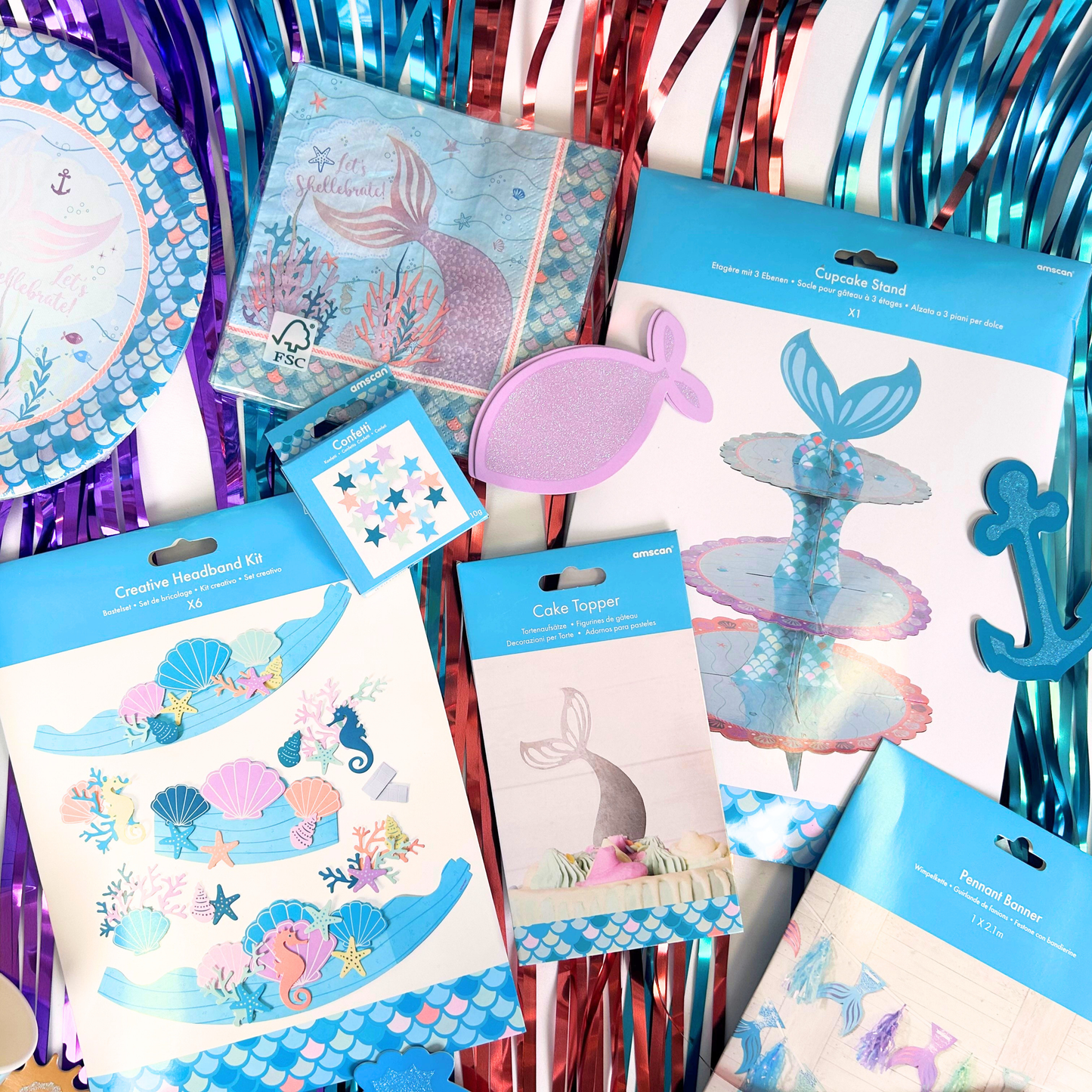 Mermaid Tale Complete Birthday Party in a Box