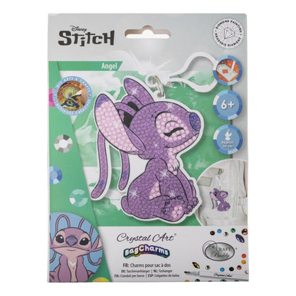 Disney Angel Crystal Art Backpack Charm Kit