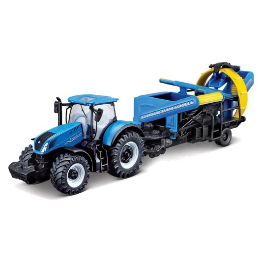 New Holland Tractor with Cultivator T7.315