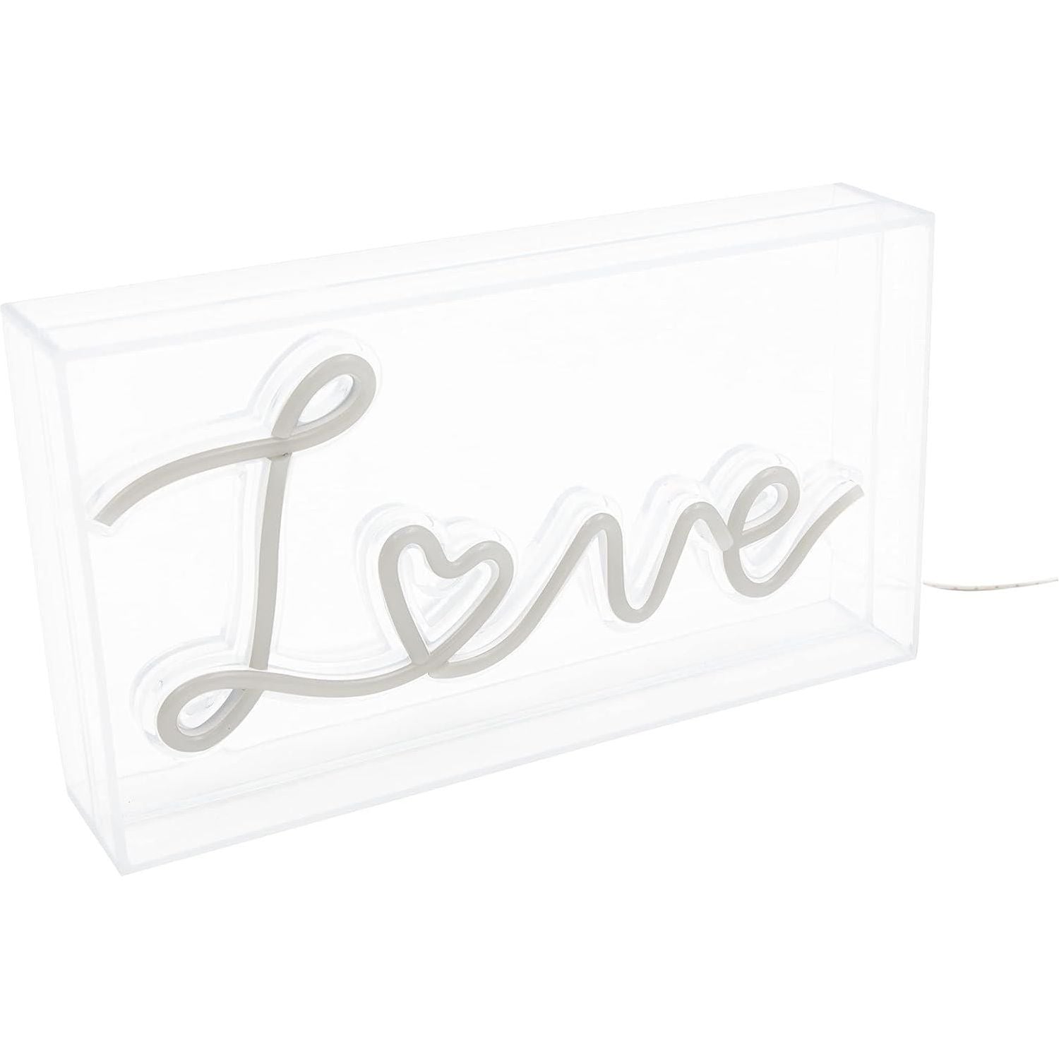 Love Acrylic Box Neon Light