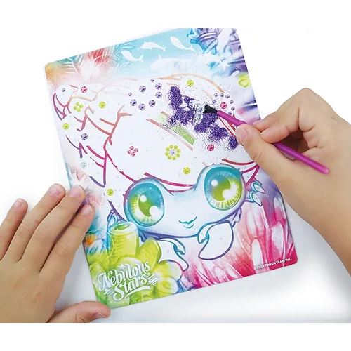 Nebulous Stars Glitter & Foil Art