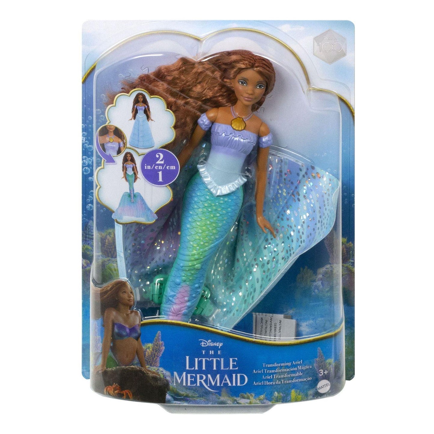 Disney The Little Mermaid Transforming Ariel Doll