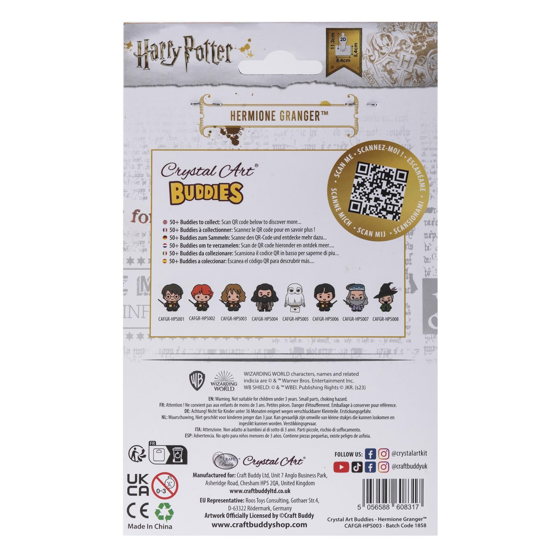 Harry Potter Hermione Granger Crystal Art Buddy