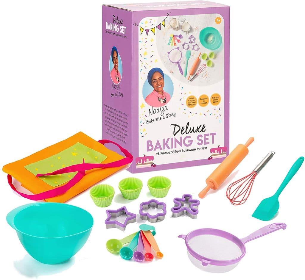 Nadiya's Deluxe Children's Cooking Baking Set Accessories