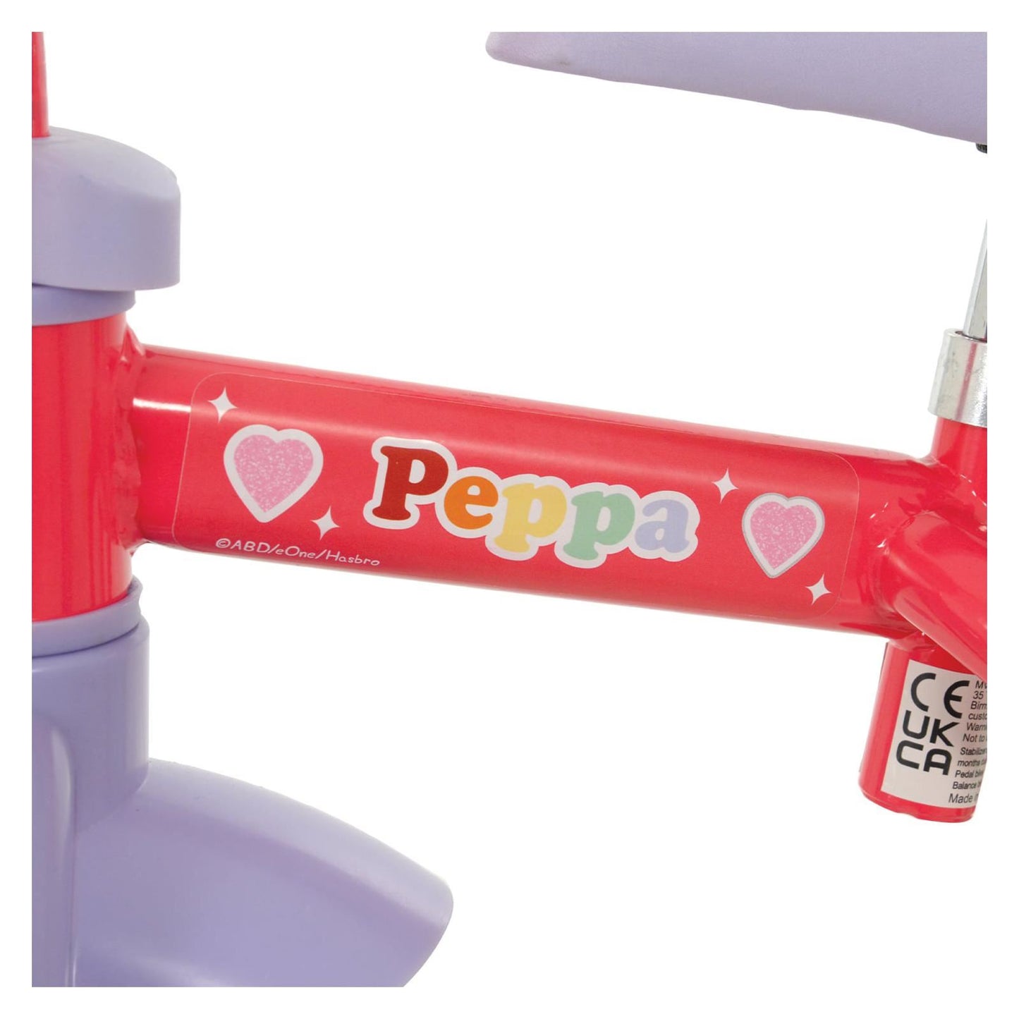 Peppa Pig My First 2-in-1 10" Balance Bike and Training Bike B GRADE