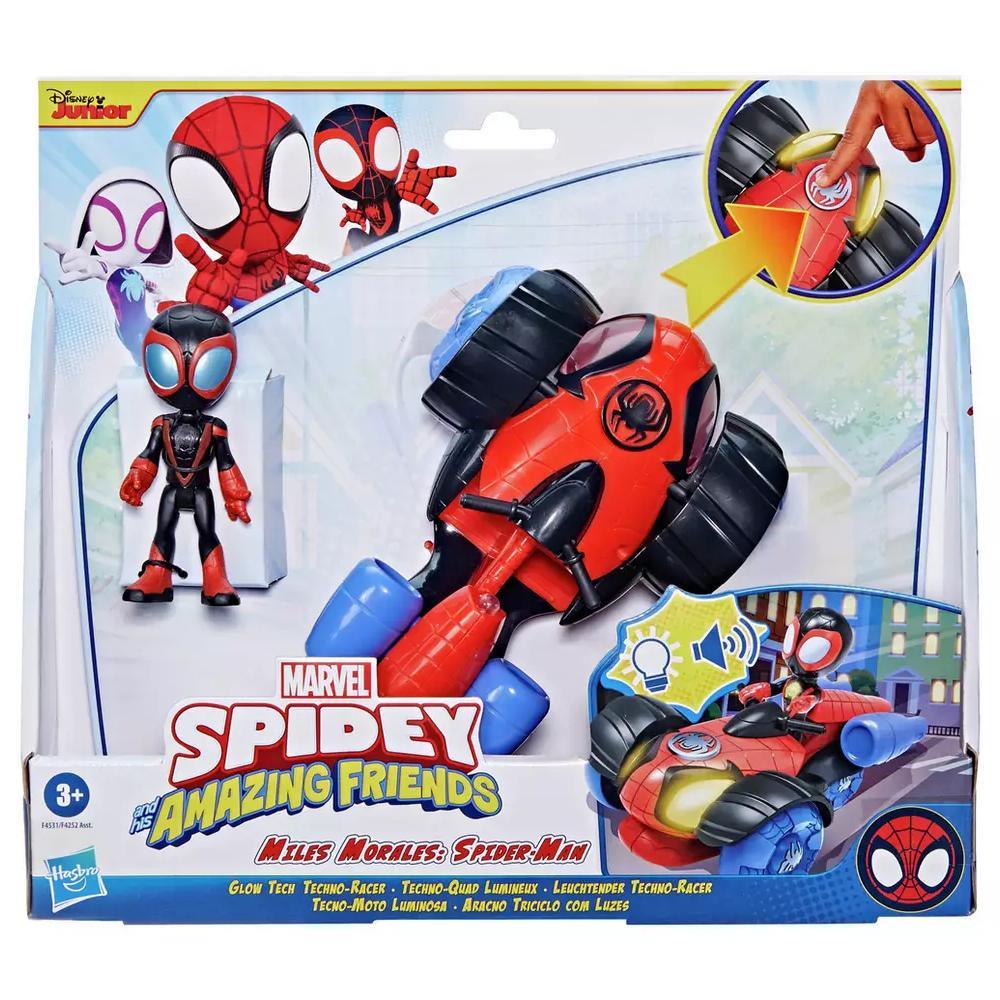 Spidey and his Amazing Friends Glow Tech Vehicle Assorted