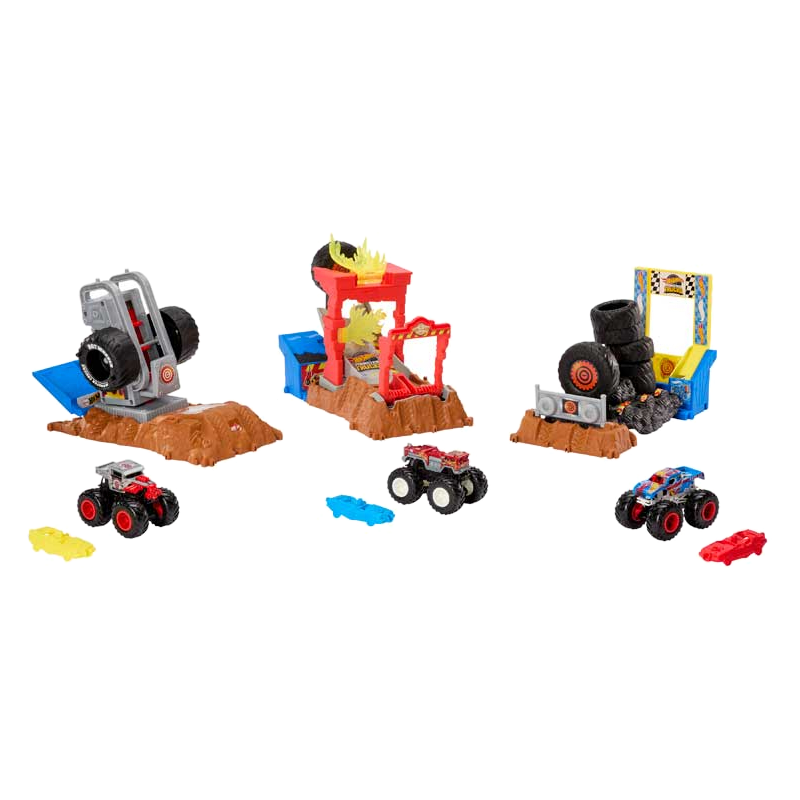 Hot Wheels Monster Trucks Basic Arena Play Sets Assorted