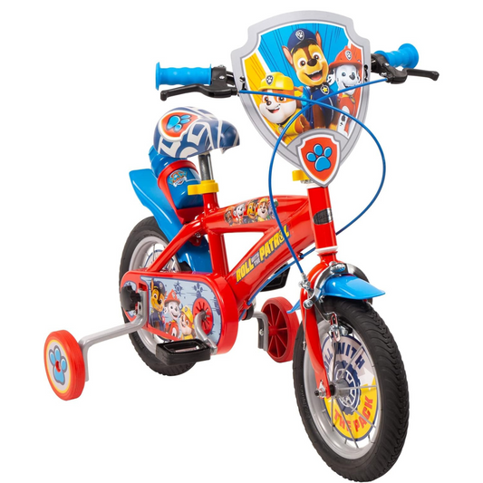 Toimsa Paw Patrol 12" Childrens Bicycle Red Fixed Rear Wheel